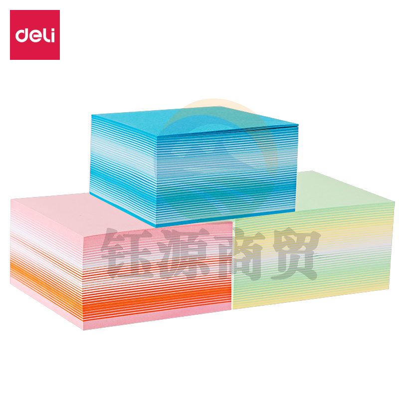 得力21714雅澹主题便签本(混)-400页(包)