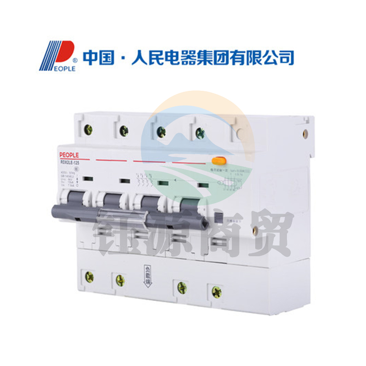 人民电器 RDX2LE-4P100A4L 拼装 漏电断路器 