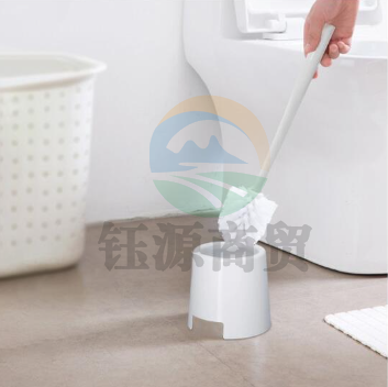 巧助手 座式圆型套装马桶刷清洁刷子TH0019白色