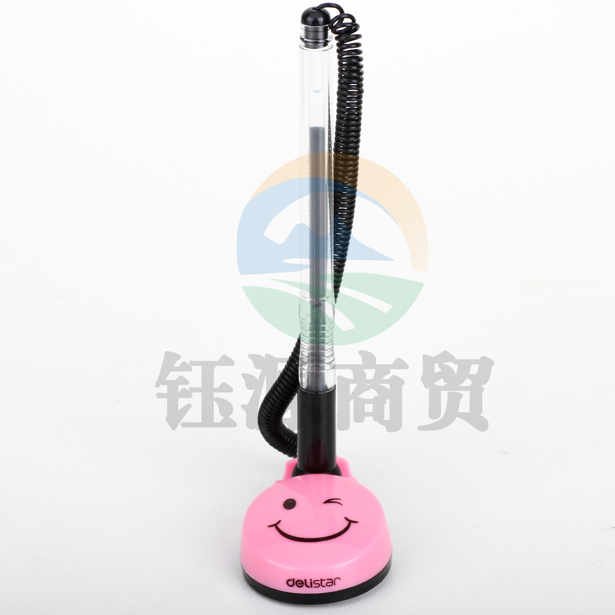 得力6795绚丽心情台笔(浅红)