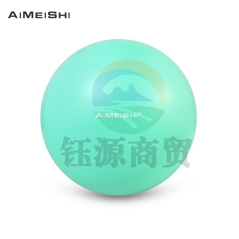 艾美仕 AiMeiShi 迷你瑜伽球 普拉提器材小球 平衡健身训练25CM嫩芽绿