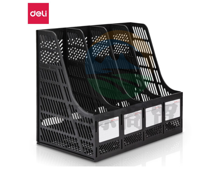 得力 9848 (deli)四联镂空桌面文件框   WLSZ01142029486445