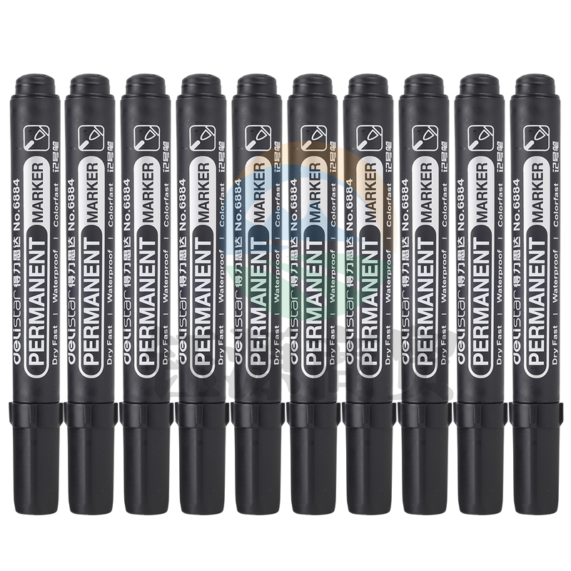 得力思达6884记号笔10支/盒   WLSZ01312213449495