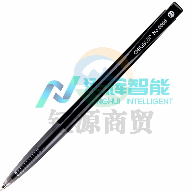 得力6506圆珠笔0.7mm子弹头60支/盒(单位:盒)黑 WLSZ01052211303181