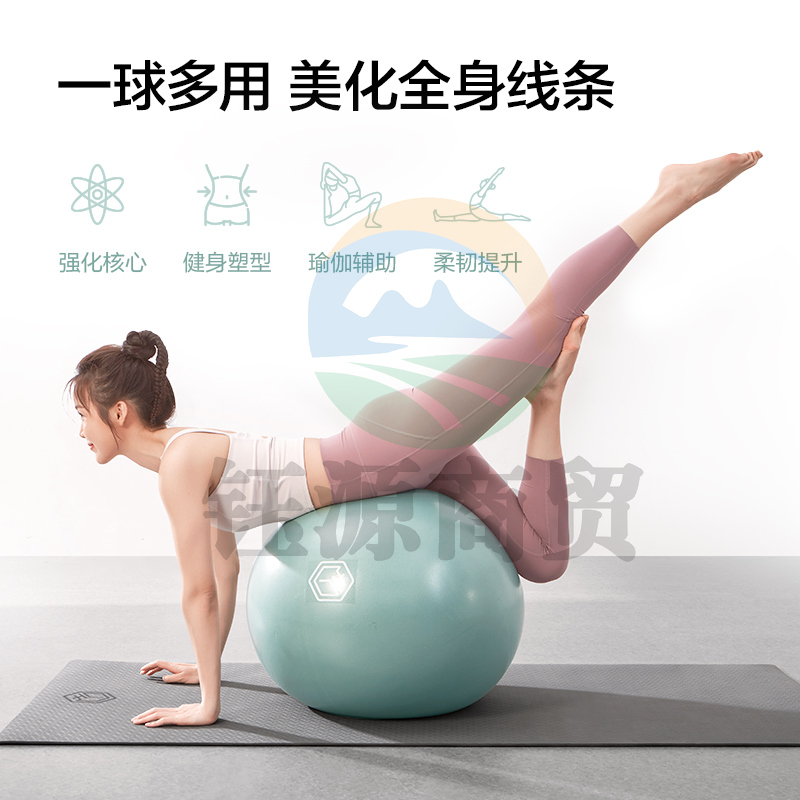京东京造 瑜伽球 孕妇助产防爆健身球 儿童感统训练平衡弹力大龙球雾绿