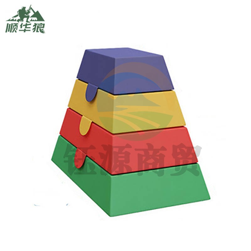 顺华狼 跳马 儿童体适能训练器材 训练体能体育运动 跳马小号4层