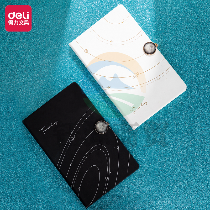 得力22239中国航天记事本210mm*130mm(白色)(本)