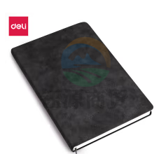 得力3340记事本A5/120张(灰)