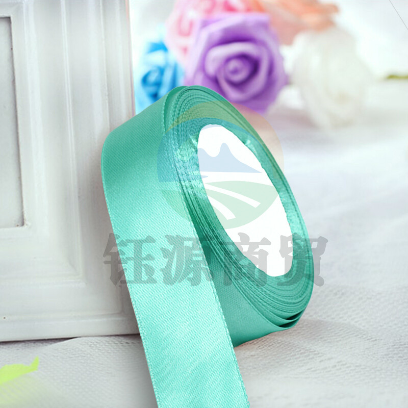 TaTanice 丝带缎带 礼物礼品盒包装带生日派对装饰房间布置彩带生日礼物 25mm宽度提夫尼绿