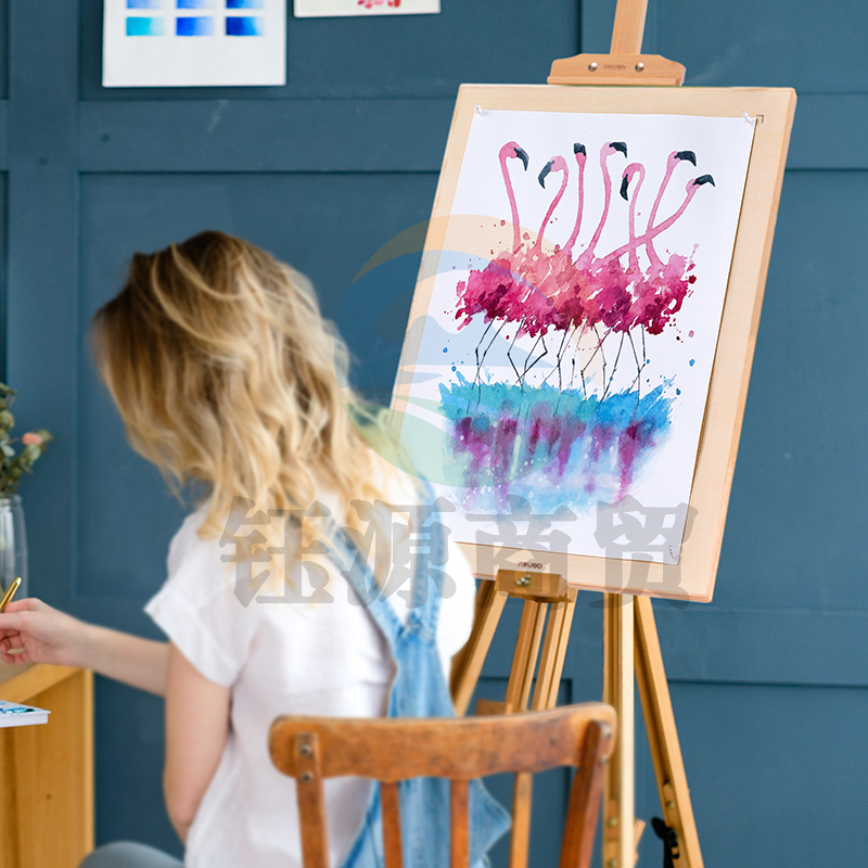 得力73618水粉纸(白)-180g-4k-(20张/包)