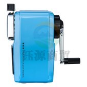 得力(deli)简约金属手摇削笔机 坚固防摔学生铅笔削笔器/转笔刀 蓝色0620   WLSZ0131223451156