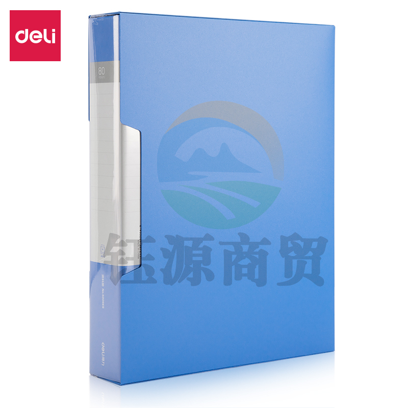 得力资料册 80页 A4 5006ES 蓝色