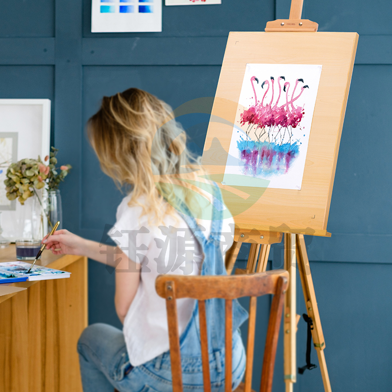 得力73615水粉纸(白)-160g-8k-(20张/包)