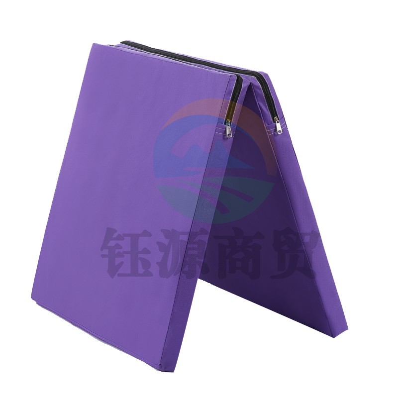 蒙拓嘉 健身体操垫武术瑜伽舞蹈练功空翻折叠垫学生中考体育仰卧起坐午休户外垫子
