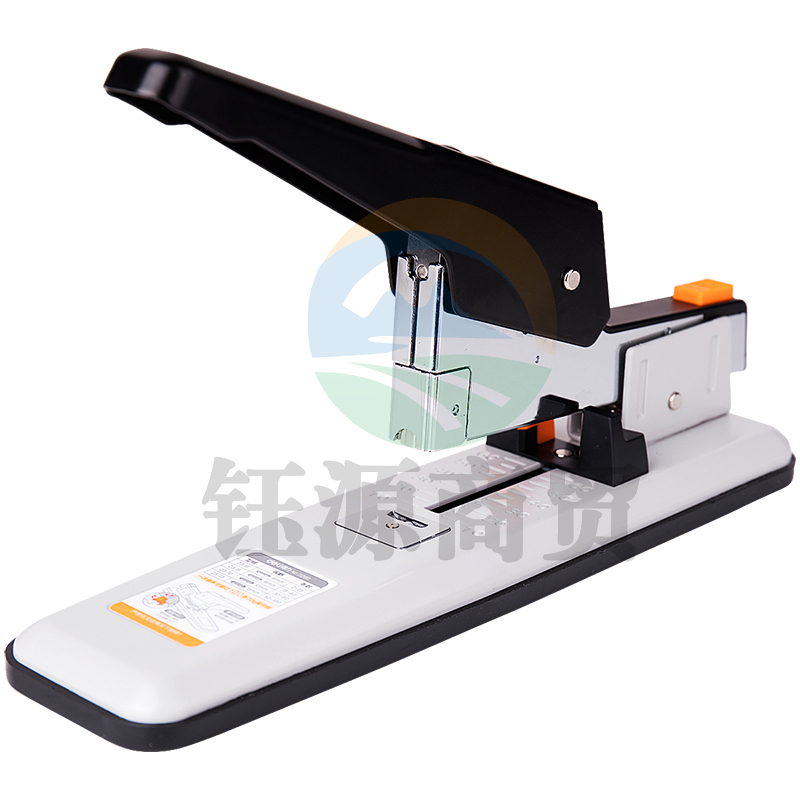 得力(deli) 订书机 大 重型订书器钉书机 加厚订书机 可订约100页 白色 0290     WLSZ01142036582561