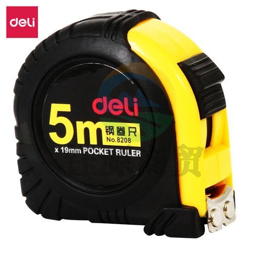 得力 8208 钢卷尺5m*19mm(单位：把)黄    WLSZ01052158401774