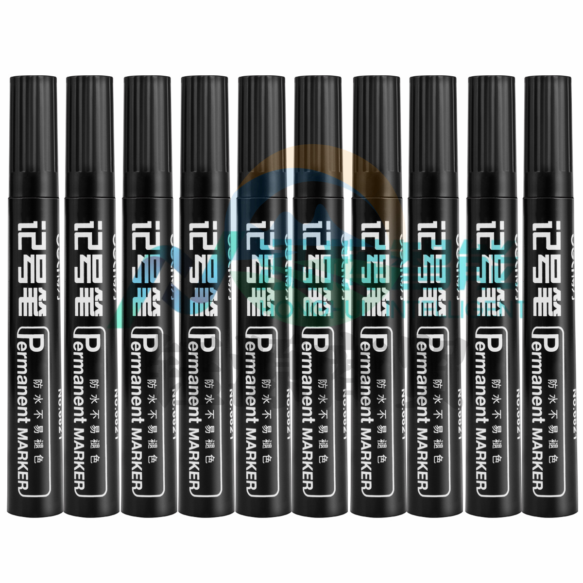 得力6821记号笔1.5mm10支/盒(单位:支)黑色 WLSZ01052208271984