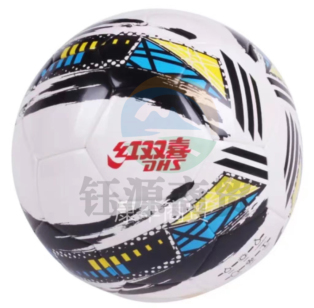 红双喜DHS中小学生训练足球5号热粘合PU成人室内外专业比赛 FS281B足球