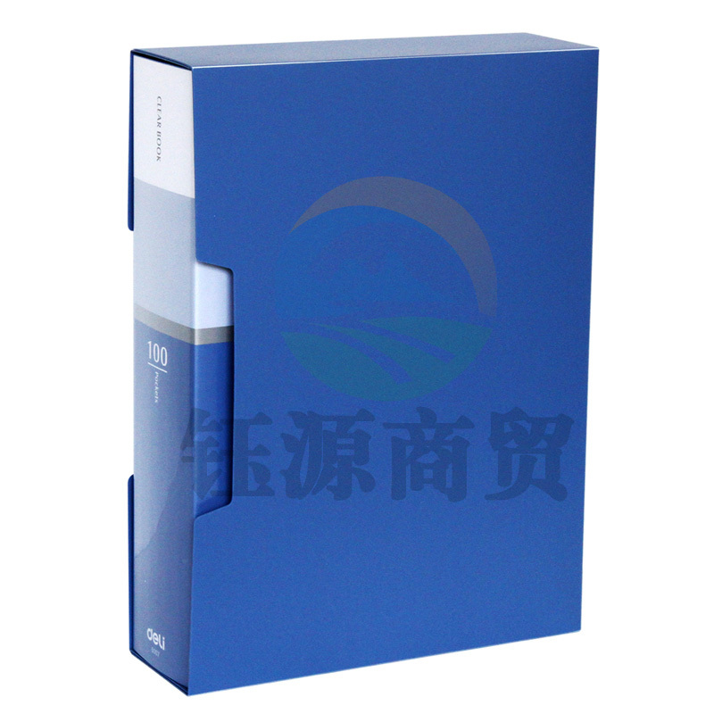 得力 5007 资料册 A4 100页 蓝色(计价单位：个)