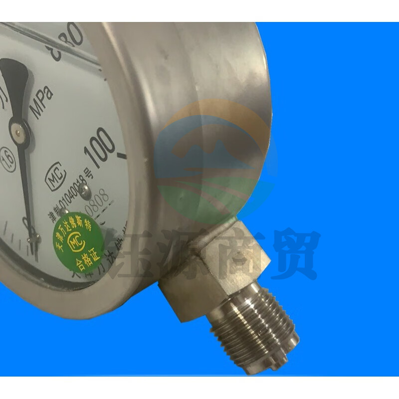 万达佛斯特  Y150 x 25mpa  YTNF100-150不锈钢耐震压力表304材质耐腐蚀高温压力表（燃气）