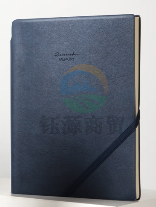 得力(deli)25K96张可插笔绑带皮面本 记事本工作笔记本子日记本文具办公用品 深蓝 22215   WLSZ01071341228139