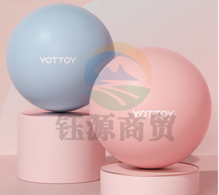 Yottoy 普拉提小球瑞士瑜伽球迷你45cm健身体操运动平衡球女