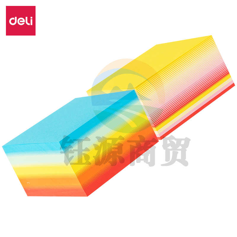 得力21713锦簇主题便签本(混)-400页(包)