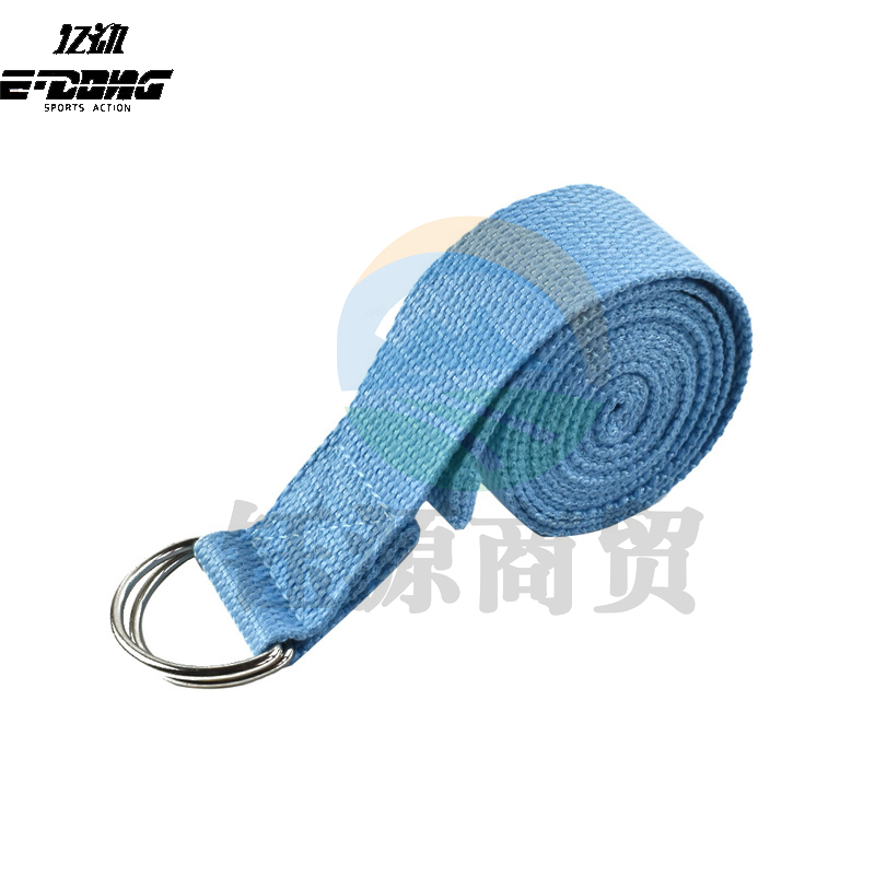 亿动 瑜伽伸展带瑜伽绳拉力带瑜伽带瑜伽带练背部一字马训练带 通用款 天蓝色