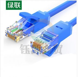 绿联 UGREEN 11203 六类网线 NW102 CAT6类千兆八芯双绞跳线 3米 蓝色 WLSZ01291725265442