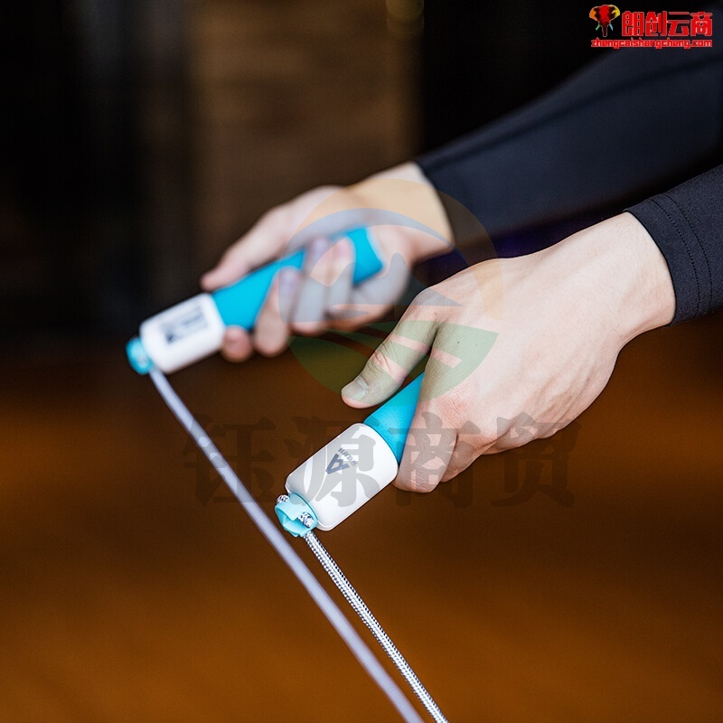 安格耐特跳绳 泡棉防滑手柄中考专用计数跳绳 计数棉绳跳绳 F4111