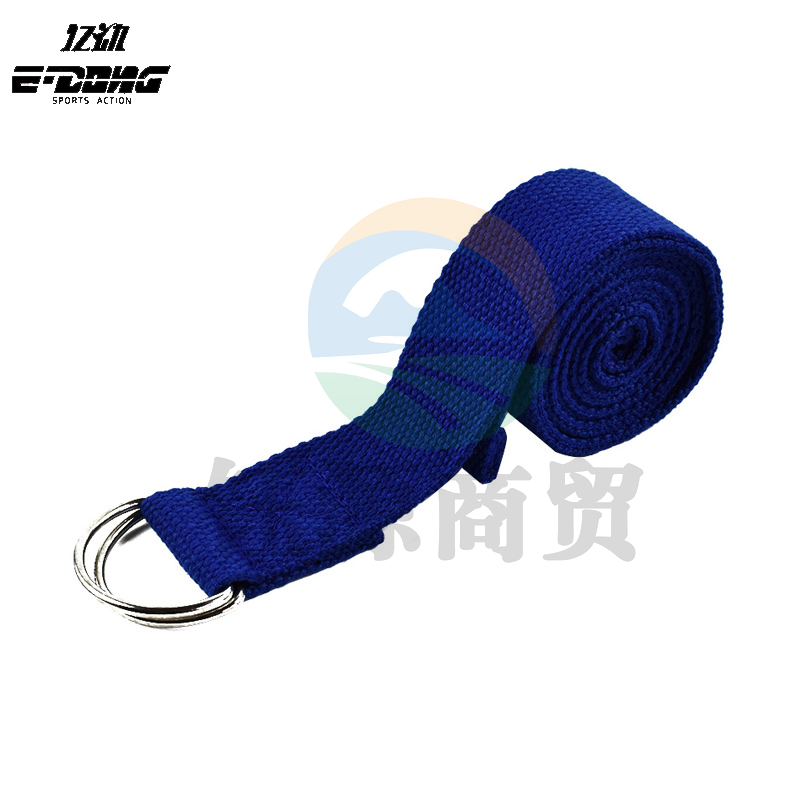 亿动 瑜伽伸展带瑜伽绳拉力带瑜伽带瑜伽带练背部一字马训练带 通用款 深蓝色