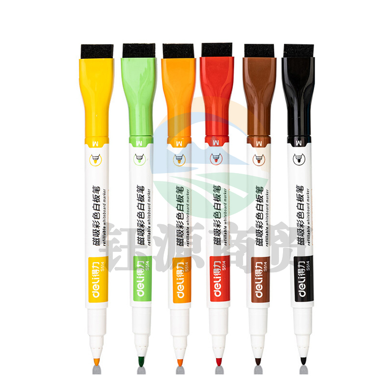 得力S514彩色白板笔(8色混)(盒)   WLSZ01052229208121