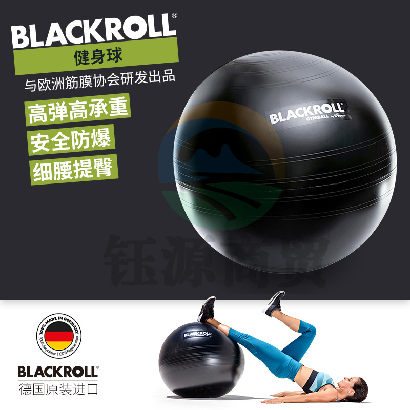 BLACKROLL百乐轴德国进口瑜伽球防爆正品健身球塑形美体平衡球健身球2