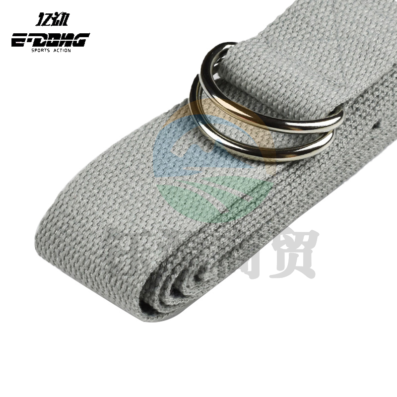 亿动 瑜伽伸展带瑜伽绳拉力带瑜伽带瑜伽带练背部一字马训练带 长款灰色