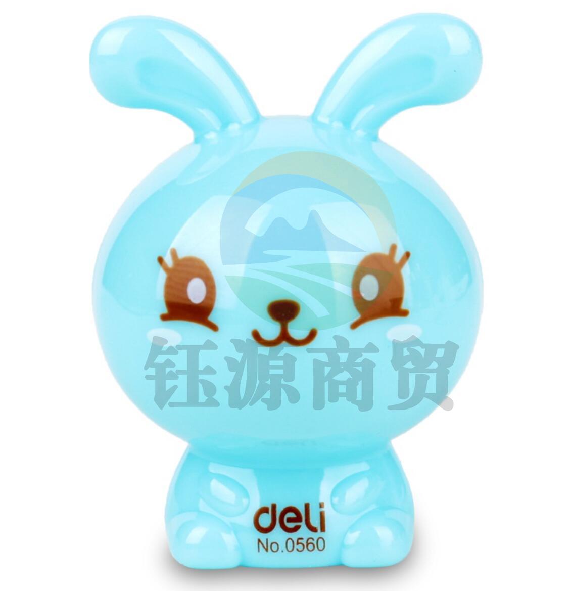 得力 0560 悠悠兔卷笔刀(混)(只)  WLSZ01312245226782