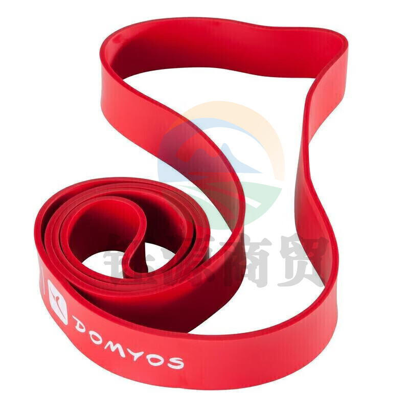 迪卡侬弹力带瑜伽器材拉伸翘臀圈健身带CROB 2531588 红色 均码