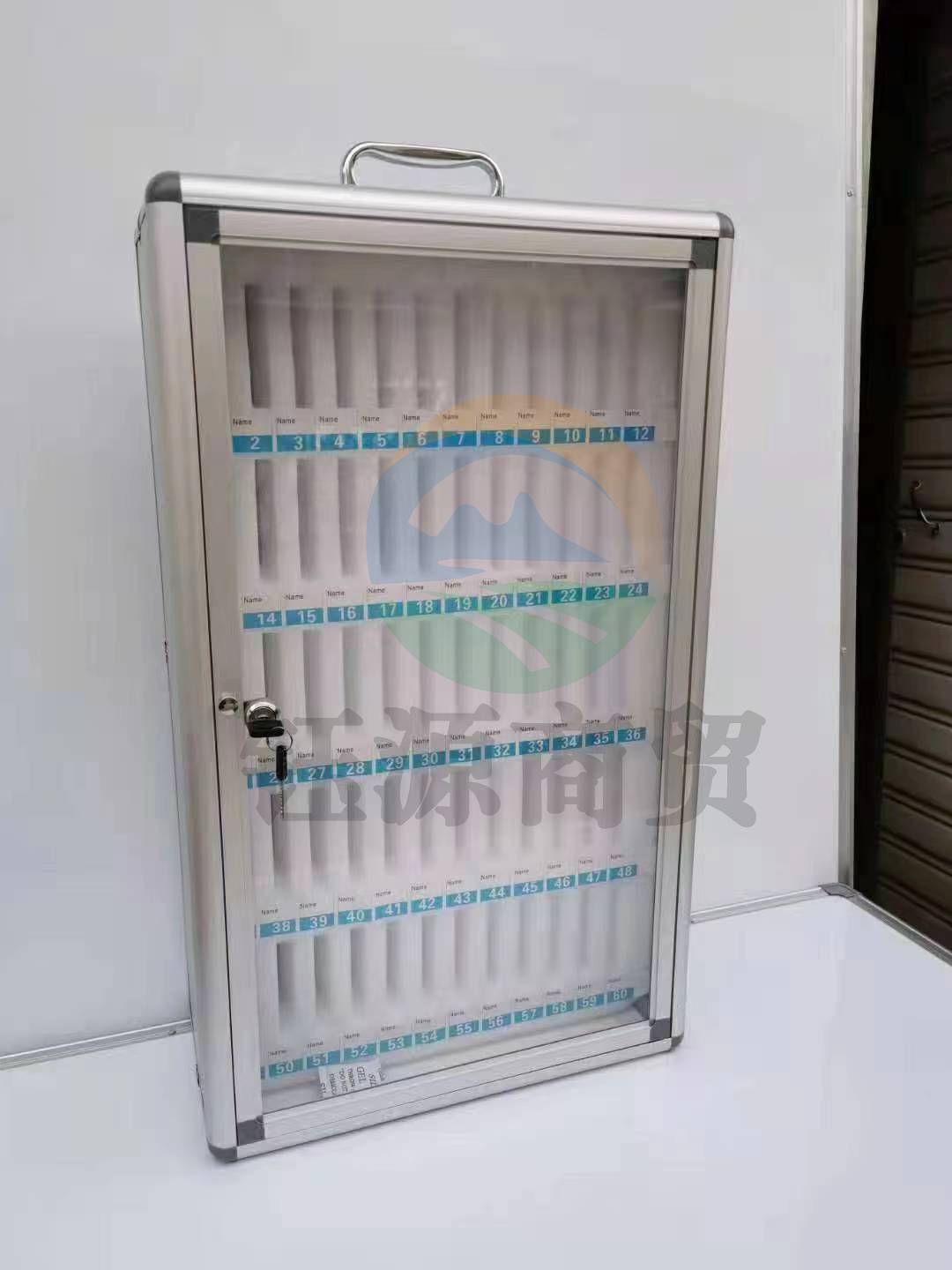 手机保管 带锁手机 存放箱 60位 手机 学校学生办公会议存放 铝合 金带锁 手机收纳盒     WLSZ02031203155314