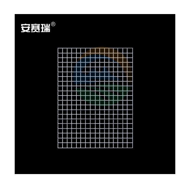 安赛瑞 网格网片货架 铁丝网片挂钩展示架 132*88cm 白色