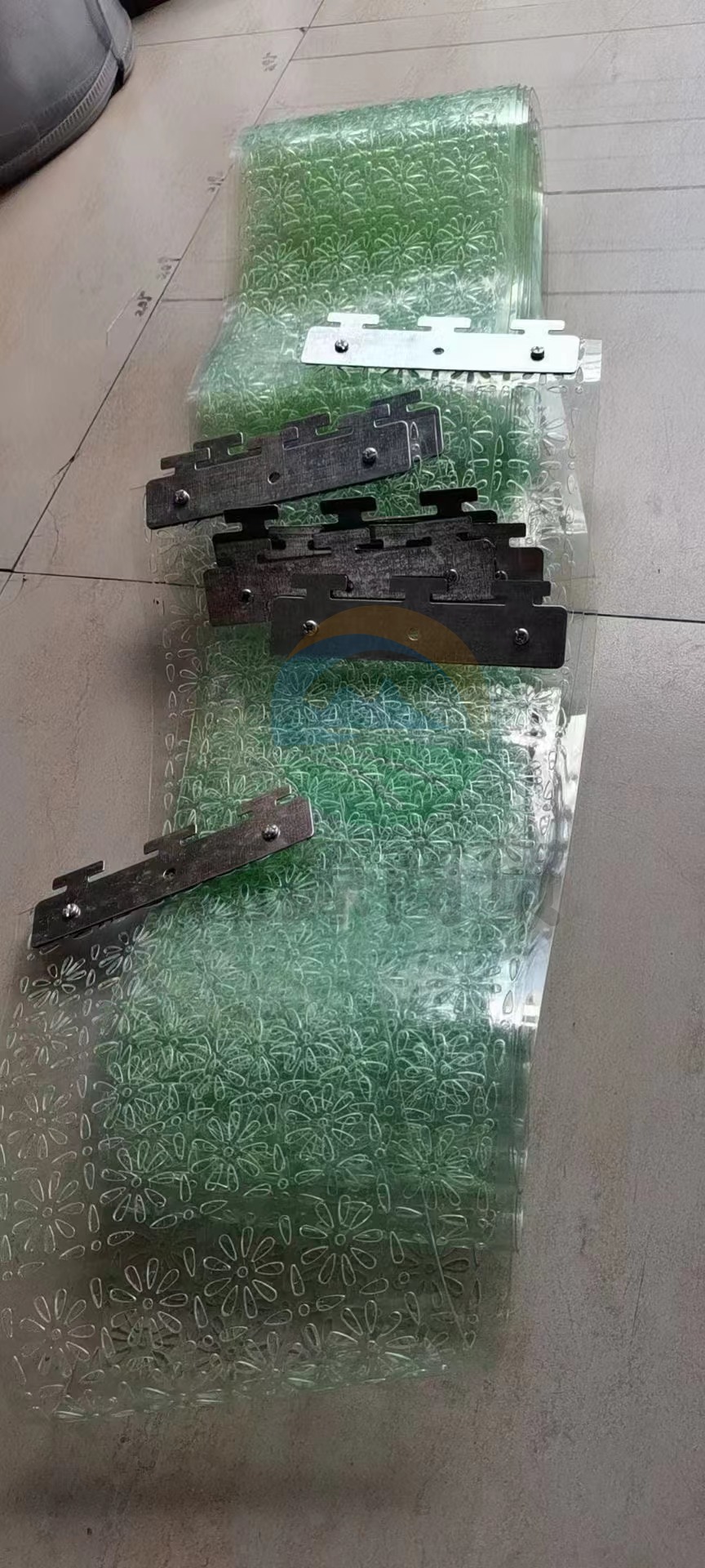 镂空塑料软门帘 铁边 宽17cm高2.2m/条    WLSZ03301755475468