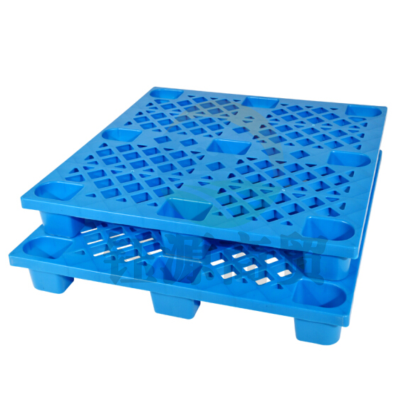 叉车托盘   网格九脚塑料仓库托盘栈板  1000*800*150