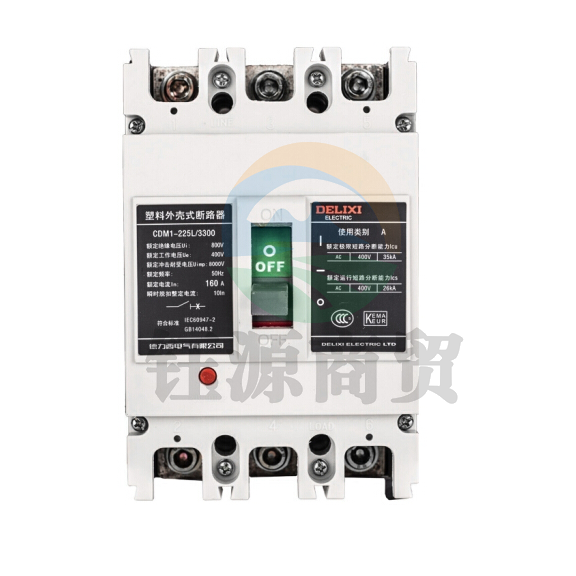德力西电气 CDM1系列  塑料外壳式断路器CDM1-125L/3300 100A