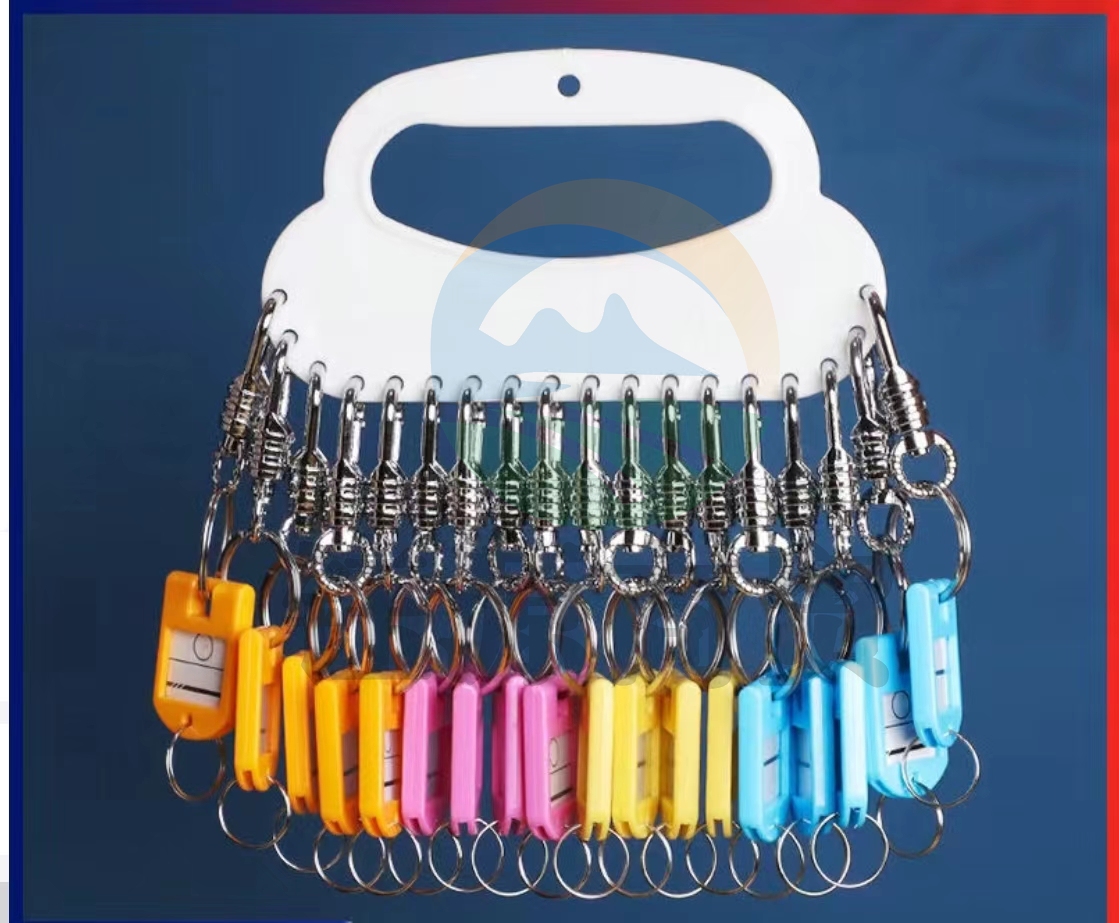 钥匙盘 大号金属可标记钥匙板分类管理收纳盘  18位   WLSZ09271237188017