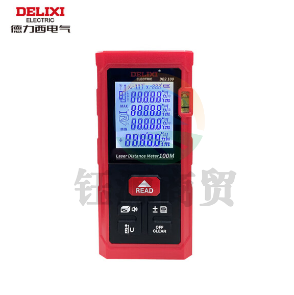德力西  测距仪  手持式激光量房仪  单水平泡100米