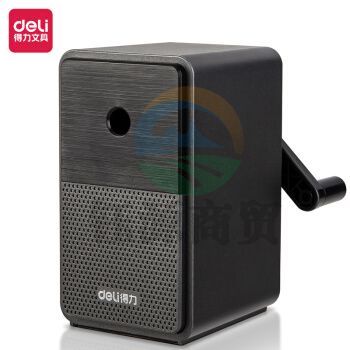 得力 71160 手摇经典削笔机(银黑)(个) WLSZ01142128296203