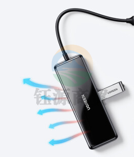 绿联 80129 Type-C扩展坞 3.0分线器 高清转接头读卡器