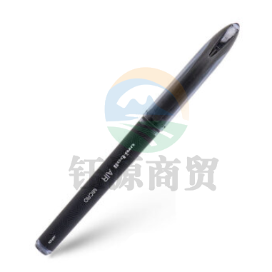 三菱uni-ball AIR签字笔UBA-188-M 顺滑草图笔绘图笔自由控墨黑科技学生0.5m 黑色 12支  WLSZ05241255337661