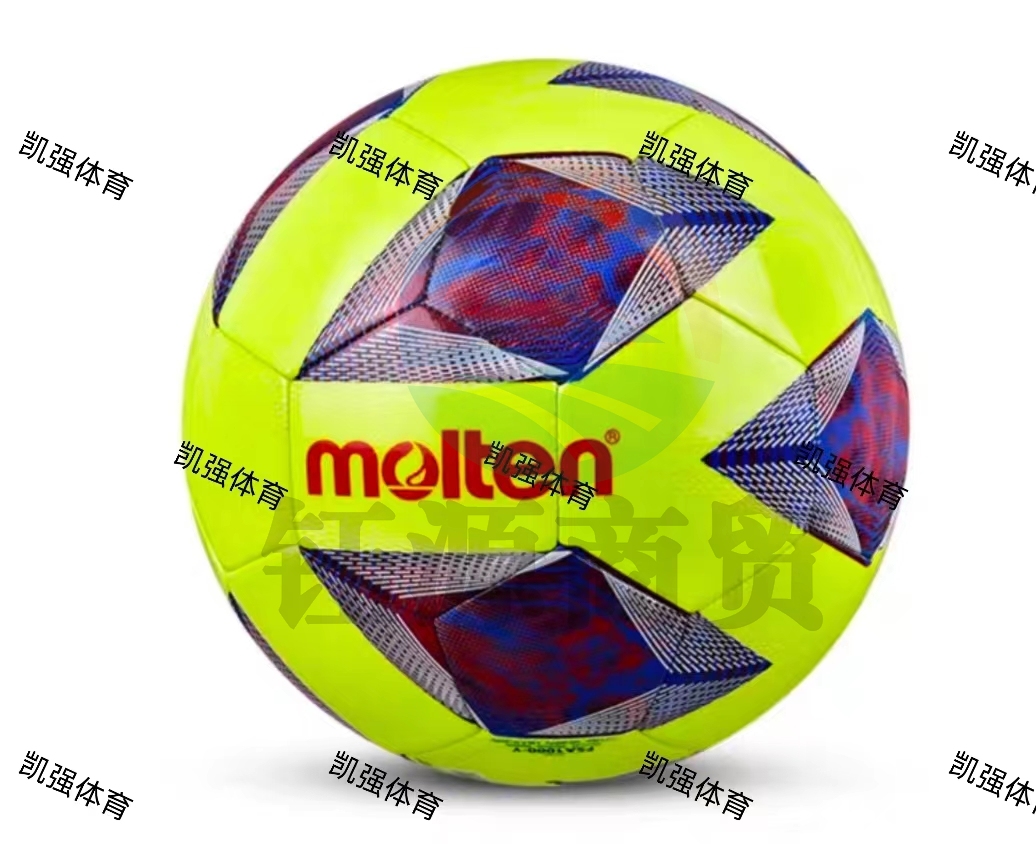 摩腾足球F4A1000-Y蓝色【4号】儿童学生中考训练机缝足球