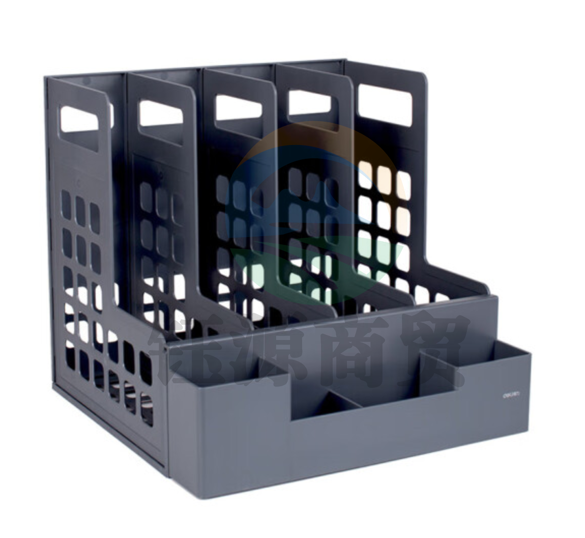 得力78983四联文件框(深灰)   WLSZ06281326453308