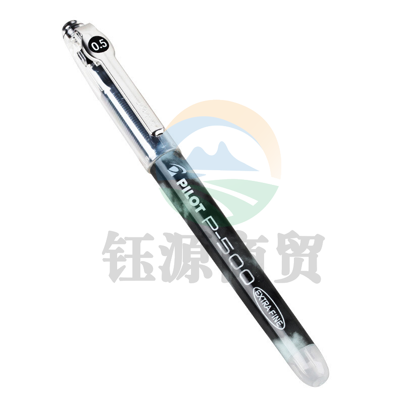 百乐 PILOT 拔帽啫喱墨走珠笔 BL-P500 0.5mm (黑色) 12支/盒  WLSZ05281022026060