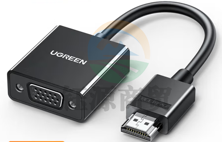 绿联 HDMI转VGA转换器 高清视频转接头 适用电脑台式机笔记本小米电视盒子PS5连电视显示器投影仪连接线60738